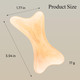 Size of Gen'C Béauty Gua Sha Tool 01 - 3.54 x 1.77 in / 9.0 x 4.5 cm, 17 g