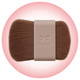 Brush with Canmake Shading Powder 04 Ice Grey Brown