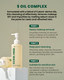 Infographic showing the makeup removal benefits of K-Secret Pine Cleansing Oil