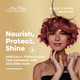 Nourishes, softens, and restores hair vitality