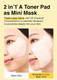 Collagen-enriched Korean toner pads