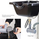 Barber shop shampoo bowl installation