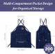 Cross back utility apron
