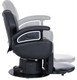 Gen'C Béauty Professional Luxury Electric Barber Chair with Seat Massage, Heating & Memory Function (Wired)