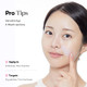 2-step VT Reedle Shot collagen ampoule serum application on skin
