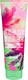 Close-up of the colorful Vacay Vibes text and tropical graphic design on the product packaging.