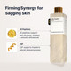 Silk peptide and EGF ingredient infographic for skin barrier repair