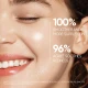 Model applying SKINTIFIC Radiance Booster Serum Spray on face