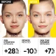 Before and after skin brightening results using SKINTIFIC serum spray