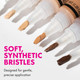 Soft synthetic bristles on L.A. Girl PRO Conceal tube for smooth blending