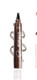 Gen'C Béauty 4-Tip Liquid Brow Pen in #2 Deep Brown, with the four-prong tip and a sample stroke