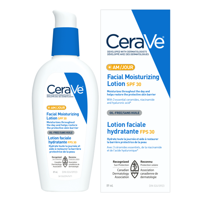 3個❗️CeraVe セラヴィAM SPF30 ローション日焼け止め CeraVe Daily Face Moisturizer with SPF 30 Broad Spectrum