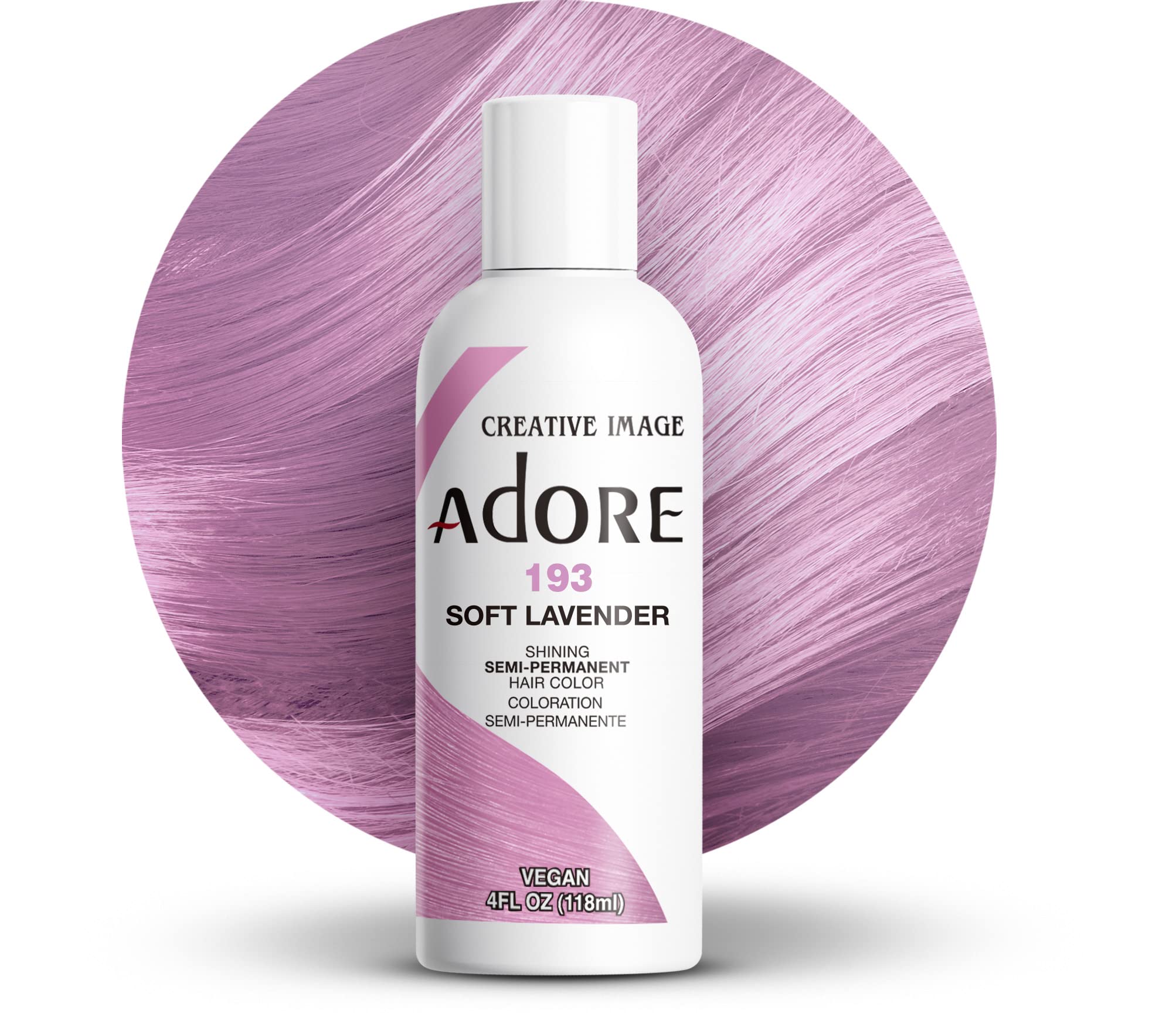 Soft Lavender Adore Semi-Permanent Hair Color | Gen C Beauty