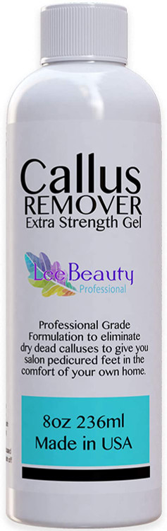 Lee Beauty Professional Callus Remover Extra Strength Gel for Feet, at Home  Pedicure Results, 8 Oz