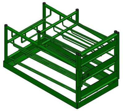 Layered Multi Cylinder Rack for Six D/E and Four M6 Cylinders (6603D ...