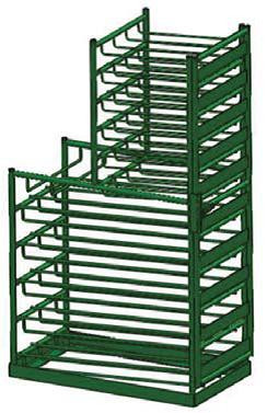 Circular Cylindrical Rack Layered Multi Cylinder Rack with Door for 15 D/E and 20 M6 Cylinders ...