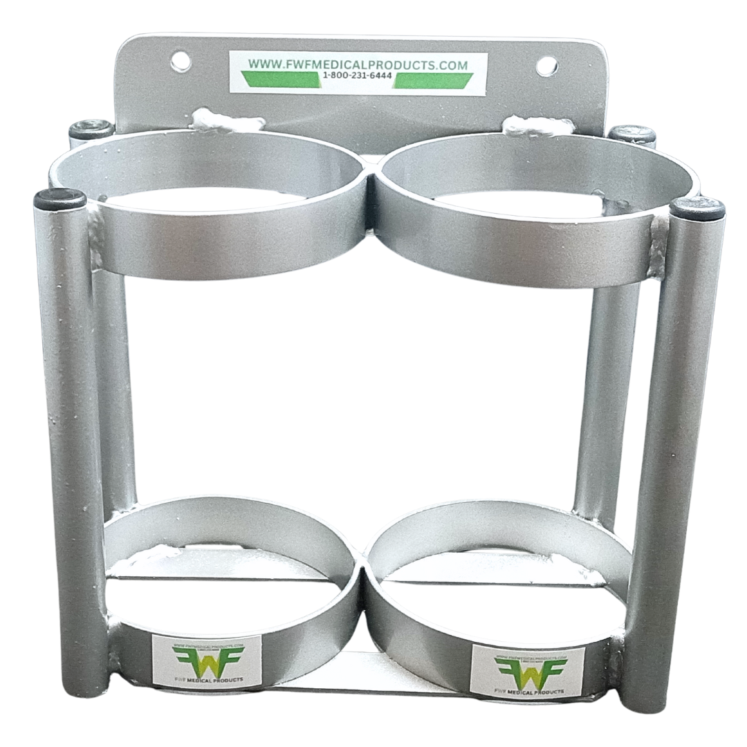 Wall-Mounted Gas Cylinder Tank Bracket With 40L Capacity & Secure Strap – For Labs, Clinics, RV