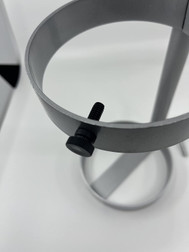 Universal Walker Mountable Oxygen Cylinder Rack for One D or E (4.38" DIA) Oxygen Cylinder- Fits Most Walkers (1115W) Universal Walker Mountable Oxygen Cylinder Rack for One D or E (4.38" DIA) Oxygen Cylinder- Fits Most Walkers (1115W)