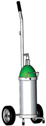 Single Cylinder Capacity Adjustable Oxygen Cart for One Jumbo D/M22 (5.25" DIA) Oxygen Cylinder (1135-1) Single Cylinder Capacity Adjustable Oxygen Cart for One Jumbo D/M22 (5.25" DIA) Oxygen Cylinder (1135-1)