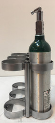 Oxygen Cylinder Rack Holds Six M6 (3.20"DIA) Oxygen Cylinders (2095)