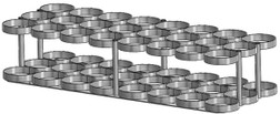 Oxygen Cylinder Rack for 24 M2 Style Oxygen Cylinders (5110) Oxygen Cylinder Rack for 24 M2 Style Oxygen Cylinders (5110)