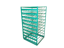 Layered Horizontal Rack with Door for 60 D/E Cylinders (6541D)