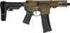 PISTOL | BANSHEE | Mk4 | .22LR | 4.5" | AR15 .22LR Conversion | Ejection Port Side View | Midnight Bronze