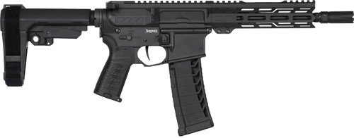 PISTOL | BANSHEE | Mk4 | .22LR | 9" Barrel | AR15 .22 LR Conversions | Ejection Port Side View | Armor Black