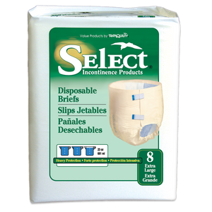 Select Disposable Briefs | Youth Diaper with Tabs | Diapers for Teens