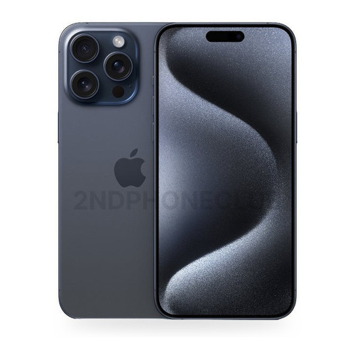 iPhone 15 Pro Max Blue, refurbished and unlocked