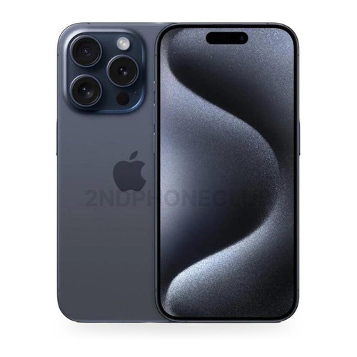 iPhone 15 Pro Blue, refurbished and unlocked
