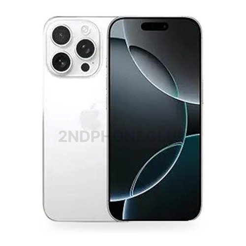 iPhone 16 Pro Max White Titanium — Premium — refurbished and unlocked