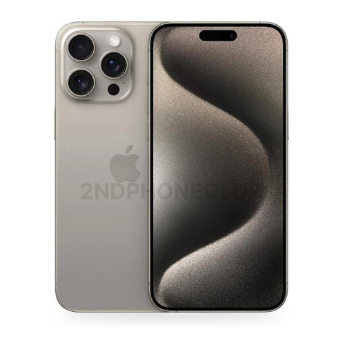 iPhone 15 Pro Natural Titanium — refurbished and unlocked