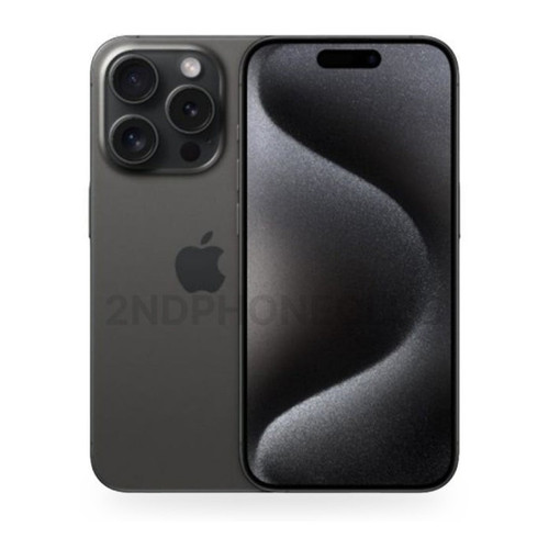 iPhone 16 Pro Max Black Titanium — refurbished and unlocked