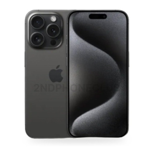 iPhone 15 Pro Black Titanium — Value — refurbished and unlocked