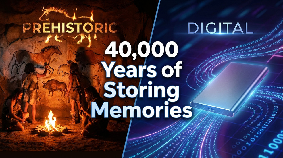 Humans Have Been Storing Memories for 40,000 Years — From Cave Walls to SSDs