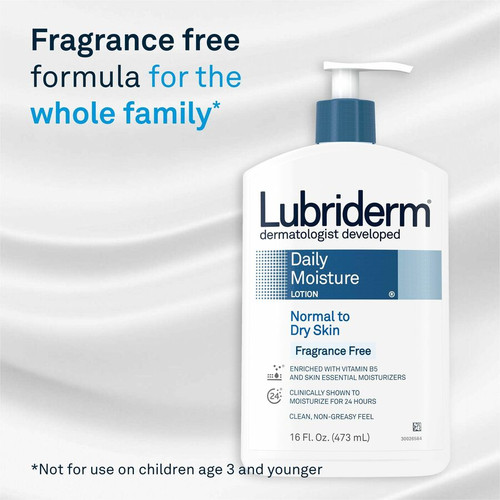 Lubriderm Daily Moisture Lotion - Lotion - 16 fl oz - For Dry, Normal Skin - Applicable on Body - - (JOJ48323CT)