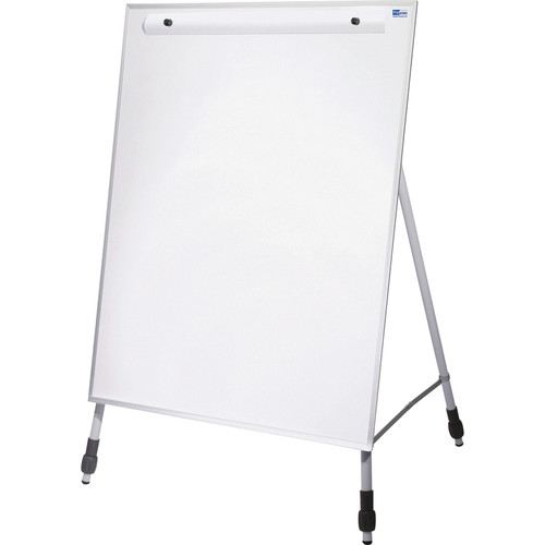 Flipside Multi-use Dry-Erase Easel Stand - 27.5" (2.3 ft) Width x 32" (2.7 ft) Height - White - - - (FLP51000)
