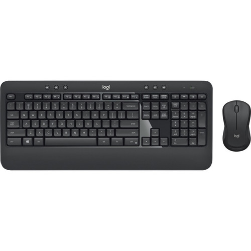 Logitech MK540 Advanced Wireless Keyboard and Mouse Combo for Windows, 2.4 GHz Unifying Multimedia (LOG920008671)