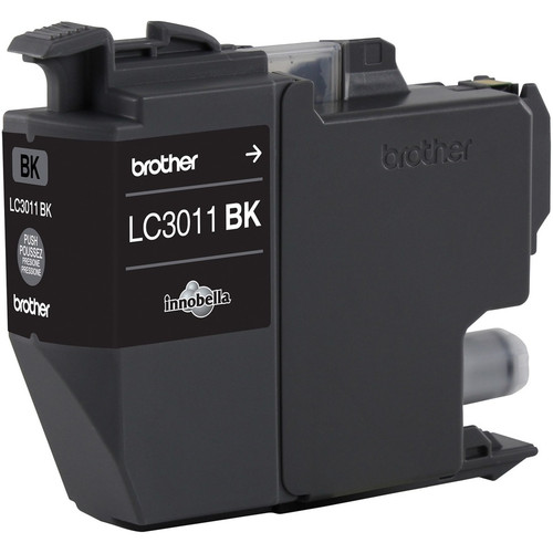 Brother LC3011BK Original Standard Yield Inkjet Ink Cartridge - Single Pack - Black - 1 Each - 200 (BRTLC3011BK)