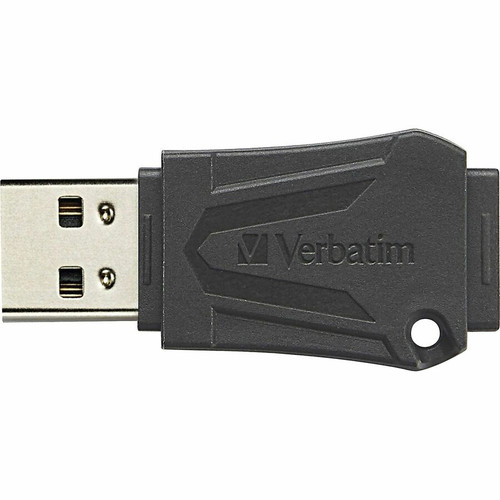 Verbatim 64GB ToughMAX USB Flash Drive - 64 GB - USB 2.0 - Black - Lifetime Warranty - 1 Each (VER70058)