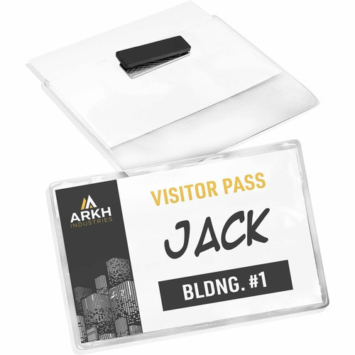 Avery Secure Magnetic Name Badges with Durable Plastic Holders and Heavy-duty Magnets - 1 / - (AVE8780)