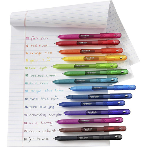 Paper Mate InkJoy Gel Stick Pens - Medium Pen Point - Blue Gel-based Ink - 1 Dozen (PAP2023006)
