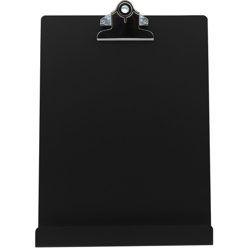 Saunders Document/Tablet Holder Stand - 12.3" x 9.5" x 5" - Aluminum - 1 Each - Black (SAU22521)