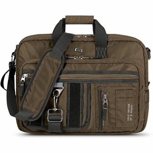 Solo Black Ops Carrying Case (Backpack/Briefcase) for 15.6" Notebook - Bronze - Bump Resistant - - (USLUBN3503)