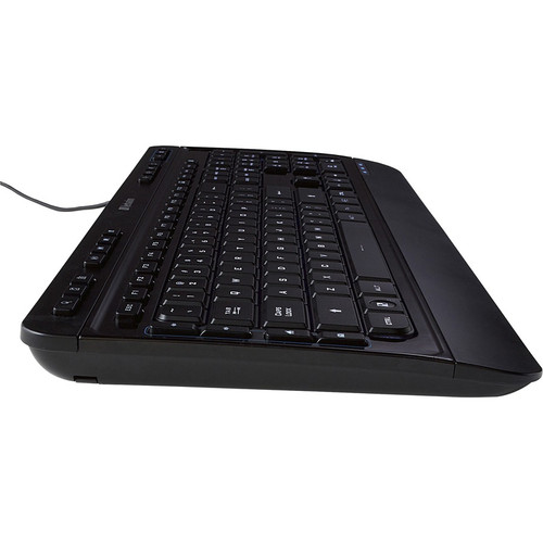 Verbatim Illuminated Wired Keyboard - Cable Connectivity - USB Type A Interface Media Player Hot - (VER99789)