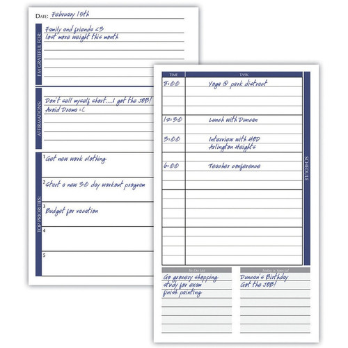 House of Doolittle Non-dated Productivity Planner - Monthly, Weekly - 12 Month - 1 Month, 1 Day, 1 (HOD59799)