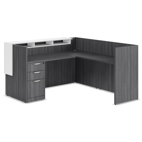 Transaction Deluxe for PL169 Dark Grey - 59-1/16"W x 11-13/16"D x 27-9/16"H (MOSPL169DELTTDGR) Transaction Deluxe for PL169 Dark Grey - 59-1/16"W x 11-13/16"D x 27-9/16"H (MOSPL169DELTTDGR)
