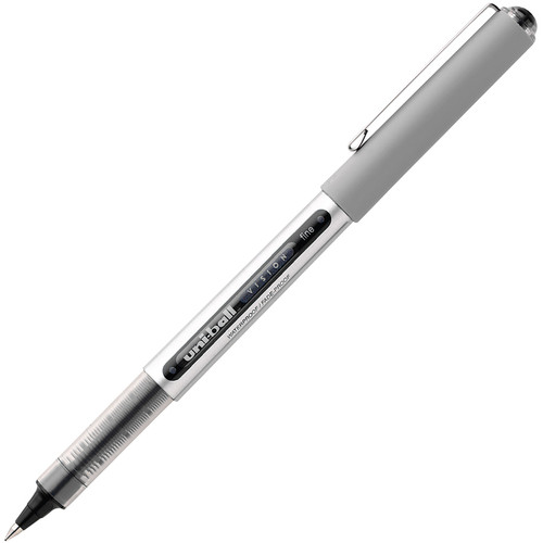 uniball Vision Rollerball Pens - Fine Pen Point - 0.7 mm Pen Point Size - Black Ink - 36 / (UBC1921066)