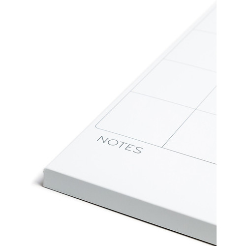 U Brands Magnetic Dry Erase Calendar Board - 14.6" Height x 14" Width - White Painted Steel Surface (UBR461U0004)